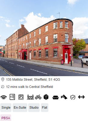 Truro Sheffield Single Room Student Accommodation in Sheffield
