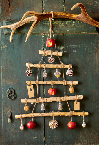creative student door Christmas decoration