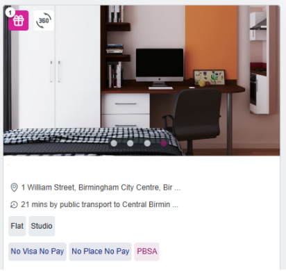 The Pavilion Furnished Student Accommodation in Birmingham