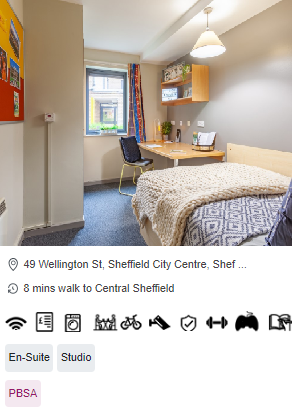 Devonshire Courtyard Student Accommodation in Sheffield City Centre