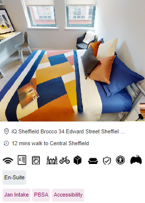iQ Brocco Wheelchair Accessible Student Accommodation in Sheffield