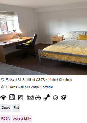 Solly House @ Central Place Wheelchair Accessible Student Accommodation in Sheffield