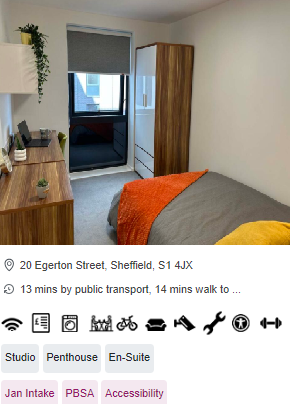 Nebula Wheelchair Accessible Student Accommodation in Sheffield