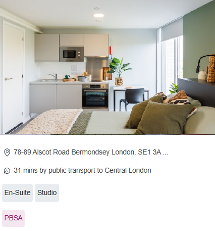 Element Bermondsey Top Rated Student Accommodation in London