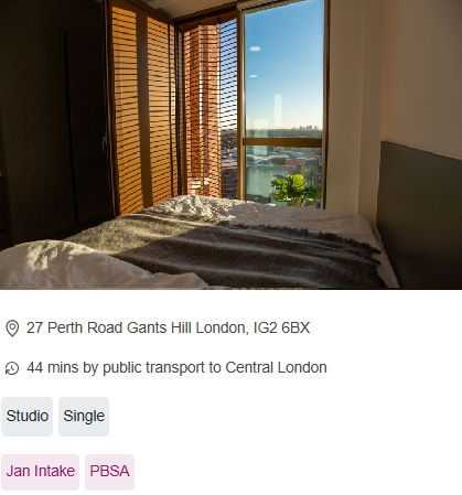The Valentine Short-Term Student Accommodation in London