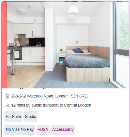 Wellington Lodge Unite Wheelchair Accessible Student Accommodation in London