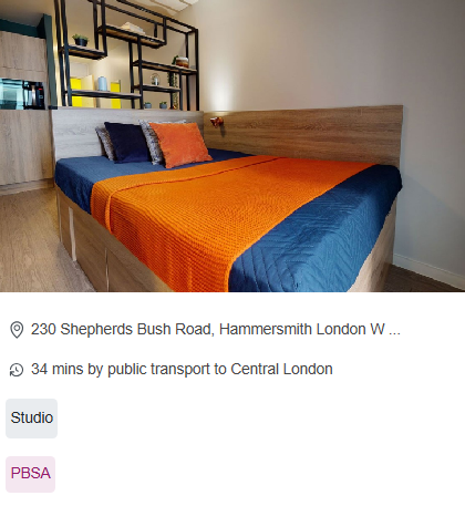Hammersmith Residence - Flexible Tenancies Cheap and Affordable Student Accommodation in London