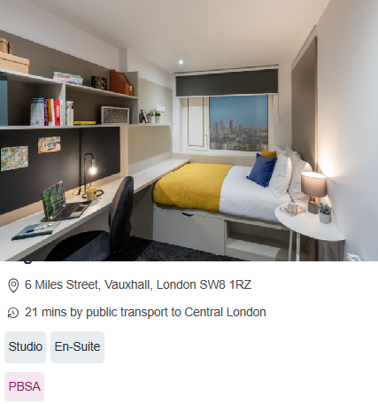 Vega - Flexible Tenancies Cheap and Affordable Student Accommodation in London
