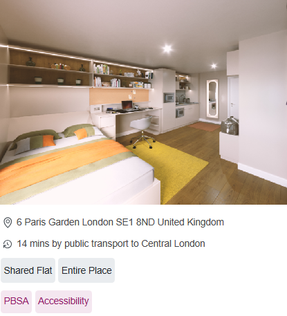 iQ Paris Gardens 2+ Bedroom Student Accommodation in London