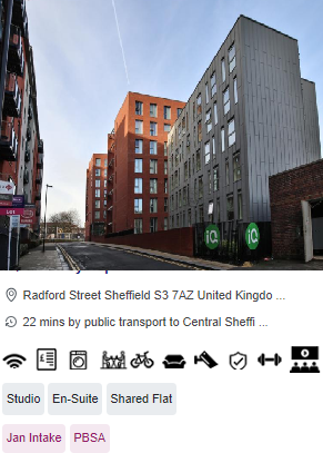 iQ Century Square 2+ Bedroom Student Accommodation in Sheffield