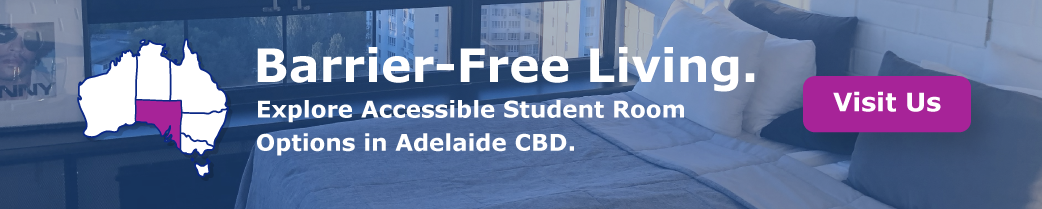 Barrier-Free Living. Explore Accessible Student Room Options in Adelaide CBD.