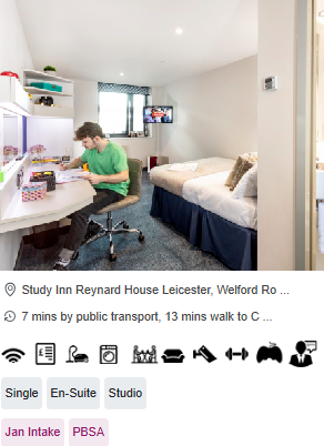 Reynard House Furnished Student Accommodation in Leicester