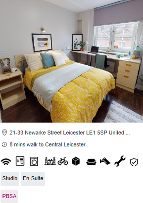iQ Grosvenor House Furnished Student Accommodation in Leicester