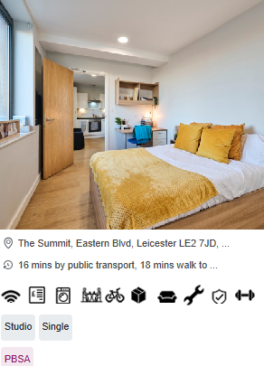 The Summit Furnished Student Accommodation in Leicester
