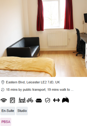 Eastern Boulevard Short-Term Student Accommodation in Leicester