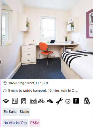Unite Students St Martins House Student Accommodation in Leicester City Centre