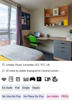 Filbert Village 2+ Bedroom Student Accommodation in Leicester