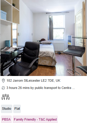 Minster House 2+ Bedroom Student Accommodation in Leicester