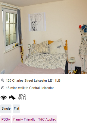 120 Charles Street 2+ Bedroom Student Accommodation in Leicester