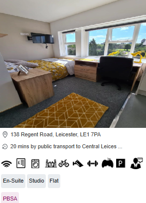 Salisbury Road 2+ Bedroom Student Accommodation in Leicester