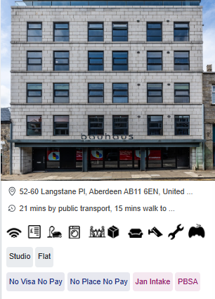 Bauhaus Student – Langstane Place Cheap and Affordable Student Accommodation in Aberdeen