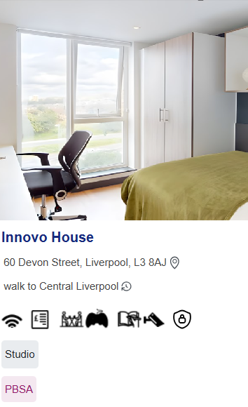 Innovo House Student Accommodation in Liverpool City Centre