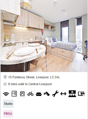 Fontenoy Apartments Student Accommodation in Liverpool City Centre