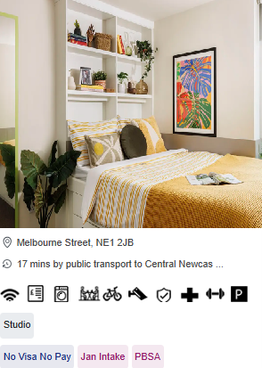 Quay Point Studios Cheap and Affordable Student Accommodation in Newcastle