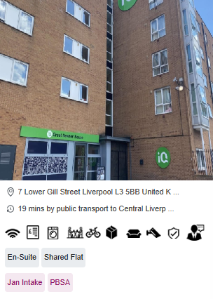 iQ Great Newton House Furnished Student Accommodation Liverpool