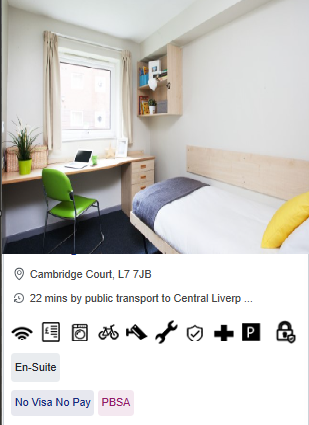 Cambridge Court Unite Top Rated Student Accommodation in Liverpool