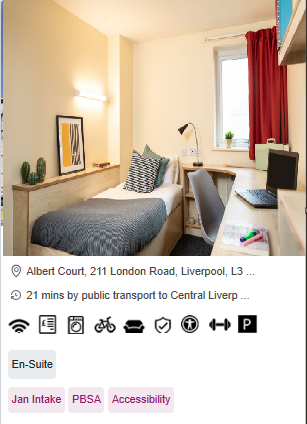 Albert Court Top Rated Student Accommodation in Liverpool