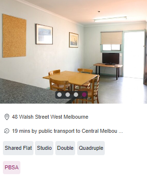 Walsh Residence Affordable student accommodation in Melbourne.