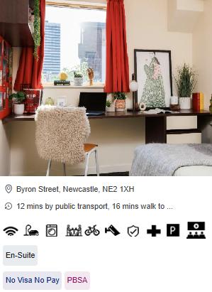 Byron Central Private Student Accommodation in Newcastle
