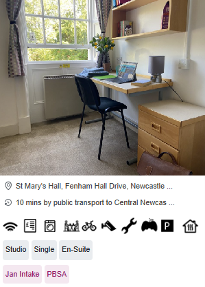 St Mary’s Newcastle Single-Room Student Accommodation in Newcastle