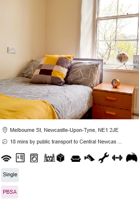 Garth Heads Single-Room Student Accommodation in Newcastle