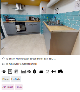 iQ Bristol Student Accommodation in Bristol City Centre