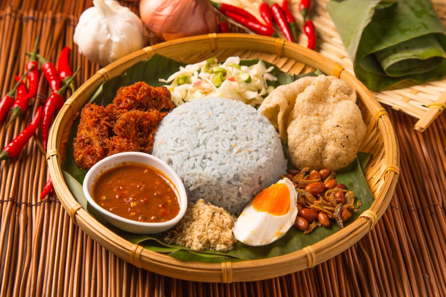 Malaysian rice and Sauce