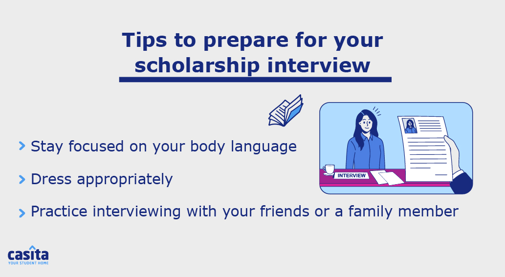 scholarship interview tips