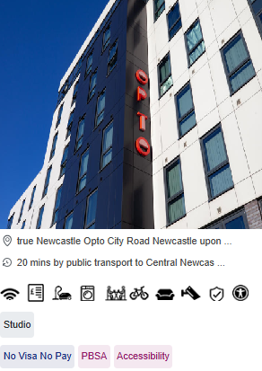 True Newcastle Opto Wheelchair Accessible Student Accommodation in Newcastle