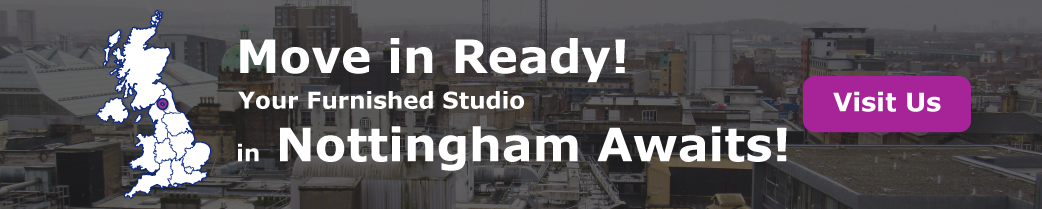 Move-In Ready! Your Furnished Studio in Nottingham Awaits
