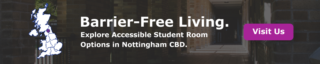 Barrier-Free Living. Explore Accessible Student Room Options in Nottingham CBD.