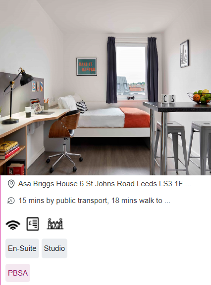 Asa Briggs House Private Student Accommodation in Huddersfield