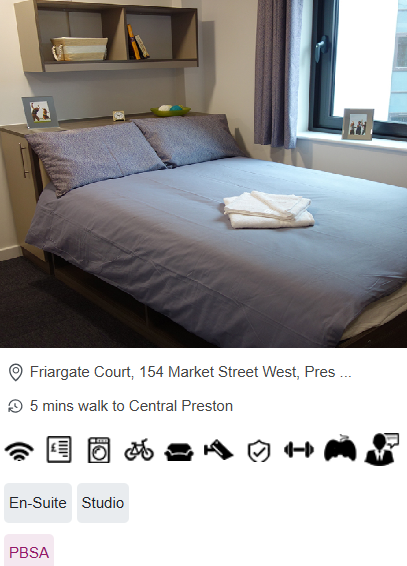 Friargate Court Preston Student Accommodation in Preston City Centre