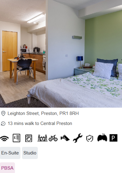 Leighton Hall Student Accommodation in Preston City Centre
