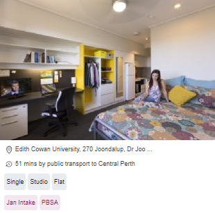 ECU Village Joondalup Student Accommodation Perth CBD
