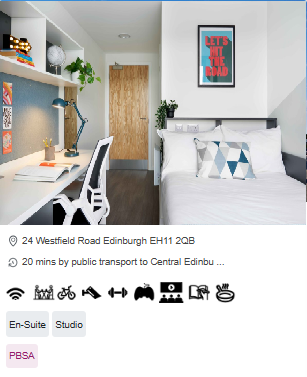Westfield Cheap and Affordable Student Accommodation in Edinburgh