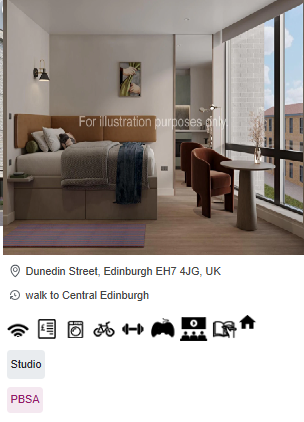 The Pepper Mill Student Accommodation in Edinburgh City Centre