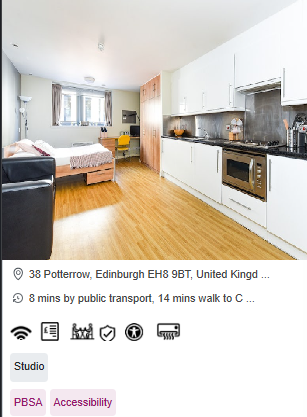 Lady Nicolson Court Roost Student Accommodation in Edinburgh City Centre