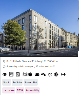 iQ Elliott House Student Accommodation in Edinburgh City Centre