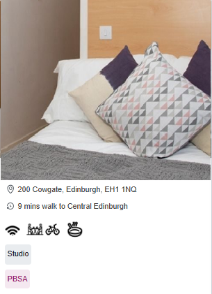 Scotland Nest - 200 Cowgate - Edinburgh Student Accommodation in Edinburgh City Centre